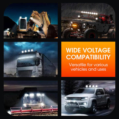 📢Dernier jour de soldes⏰🔦 Projecteur LED 4 Pouces 99W pour Off-Road📍999 perles LED📍