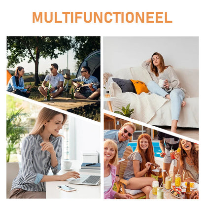 Enceinte Mini Magnétique — Son à 360° et Spectacle de Lumières LED