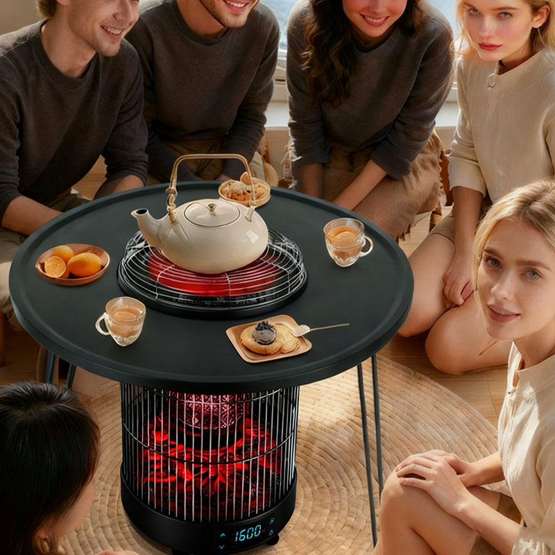 Chauffage électrique multifonctionnel à commande vocale pour usage intérieur