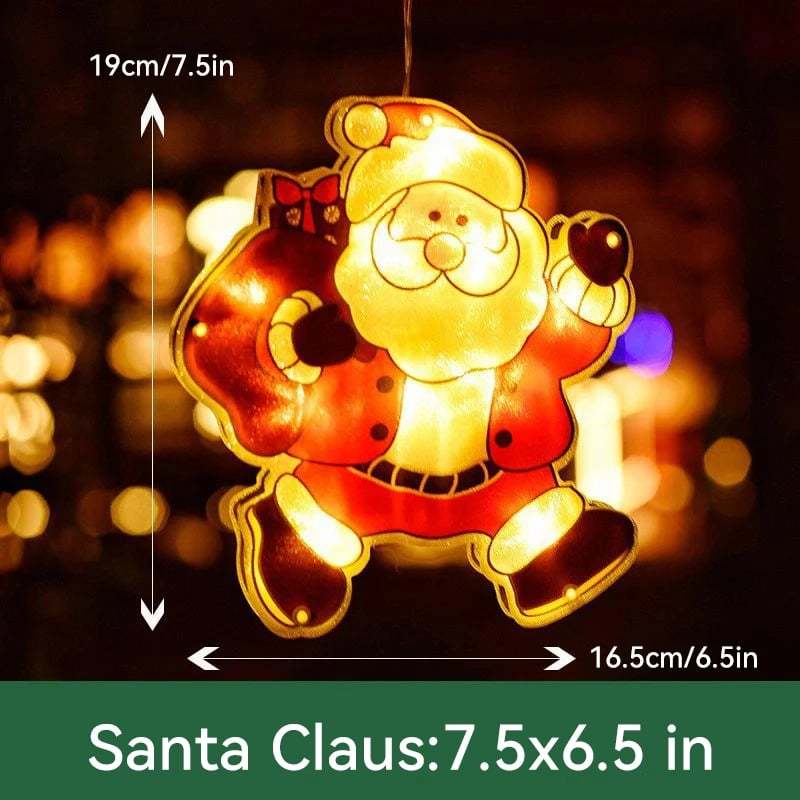 🎄Vente de Noël anticipée -50% de réduction🎊Lumières à ventouse pour fenêtre de Noël🎅