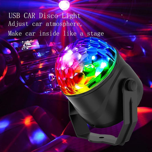 🔥 -50% POUR UNE DURÉE LIMITÉE ! Boule disco LED rotative – Effet RGB stroboscopique, branchement E27 instantané, consommation ultra-faible (1W) !