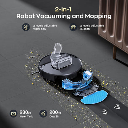 🏆Meilleure vente 🔥Aspirateur robot puissant tout-en-un